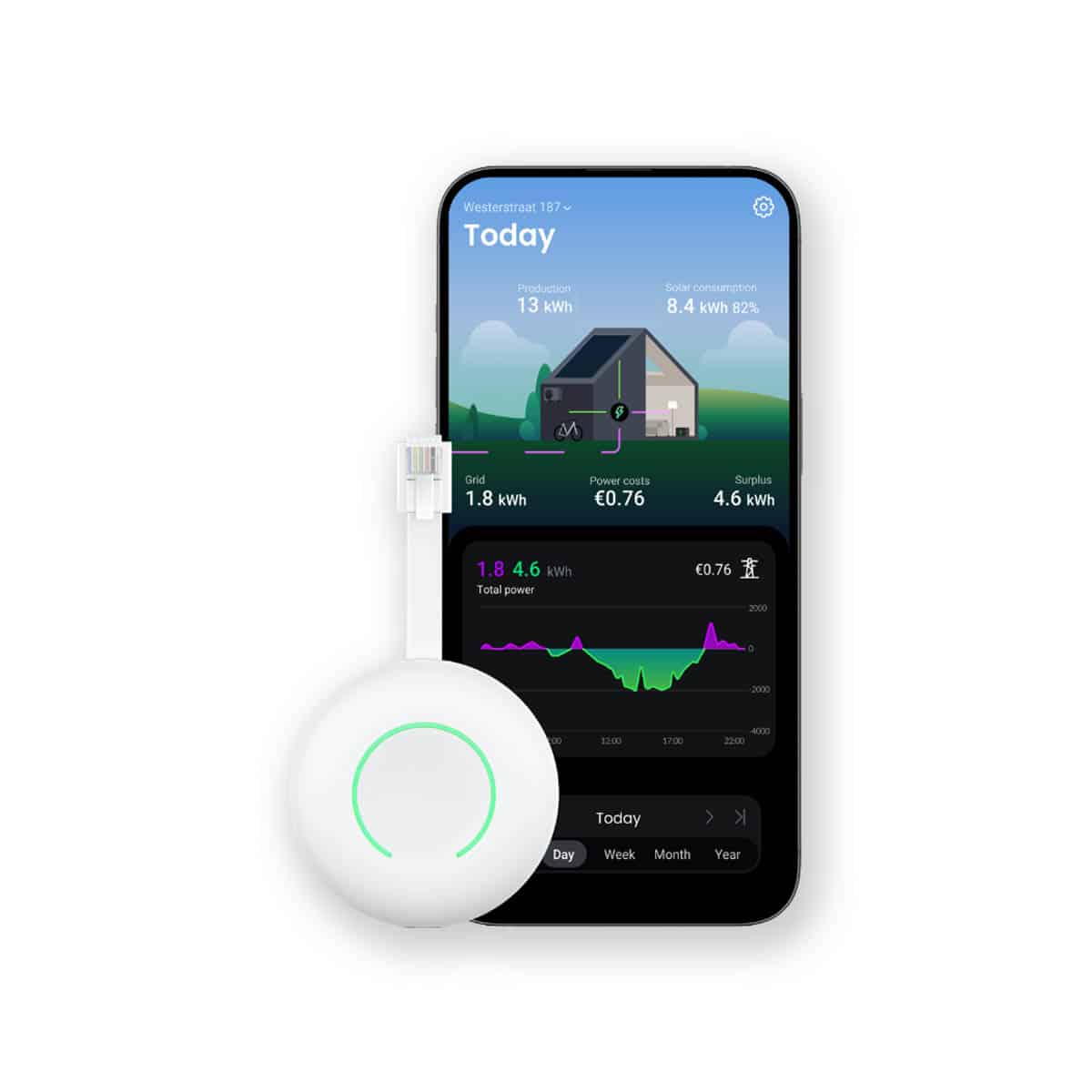 HomeWizard P1 Dongle – Realtime Energie & Piekverbruik Inzicht - Afbeelding 4